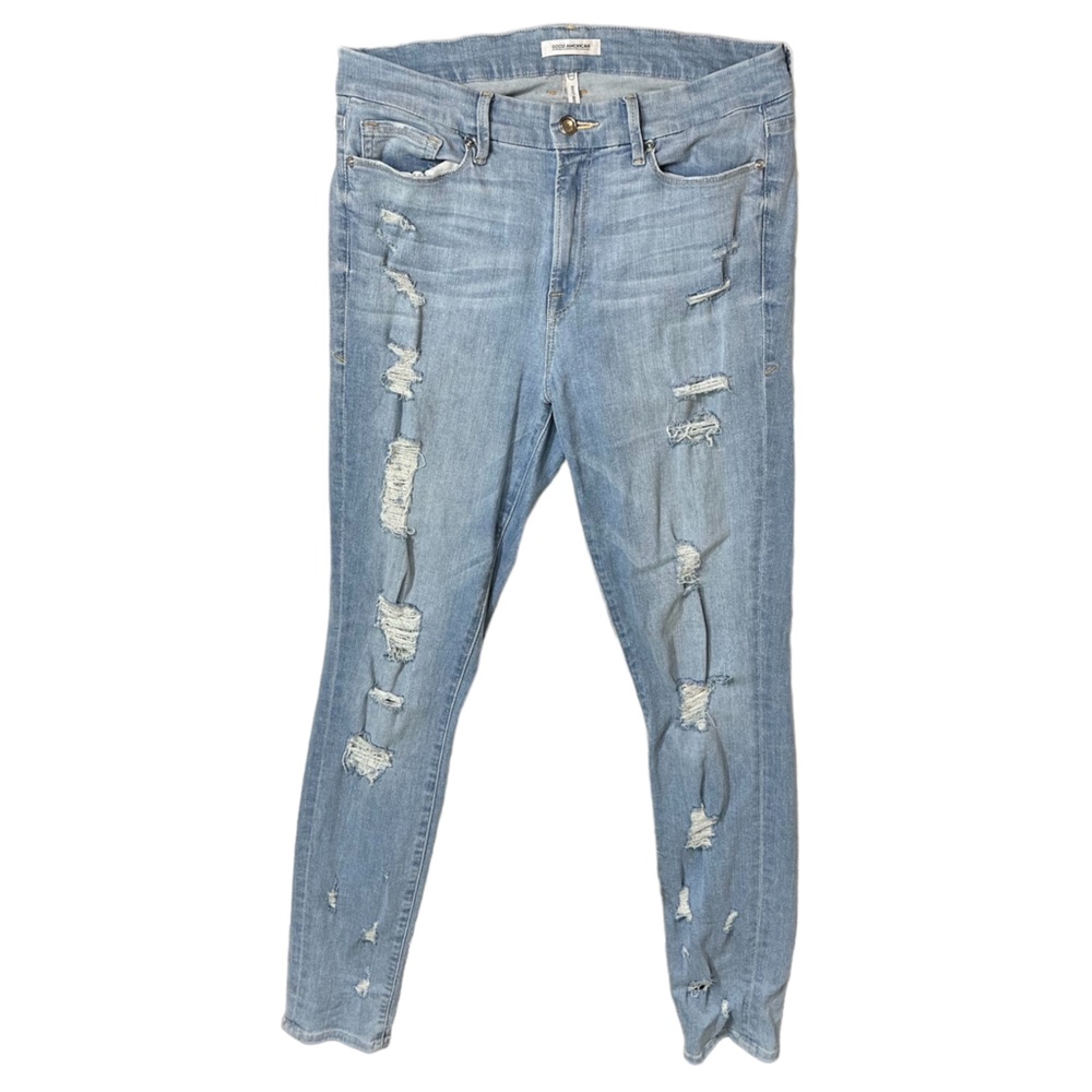 Good American Distressed Good Legs Jeans Size 10/30